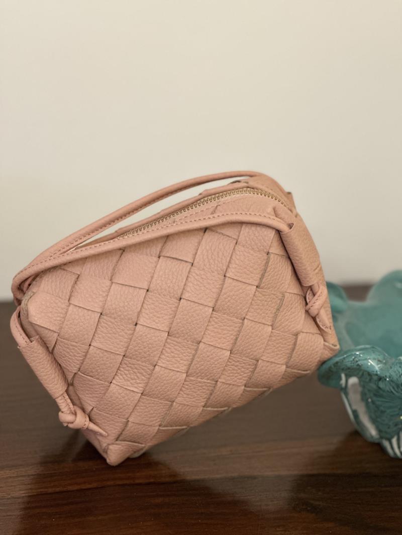 Bolsa Pequena trançada no Couro Floater