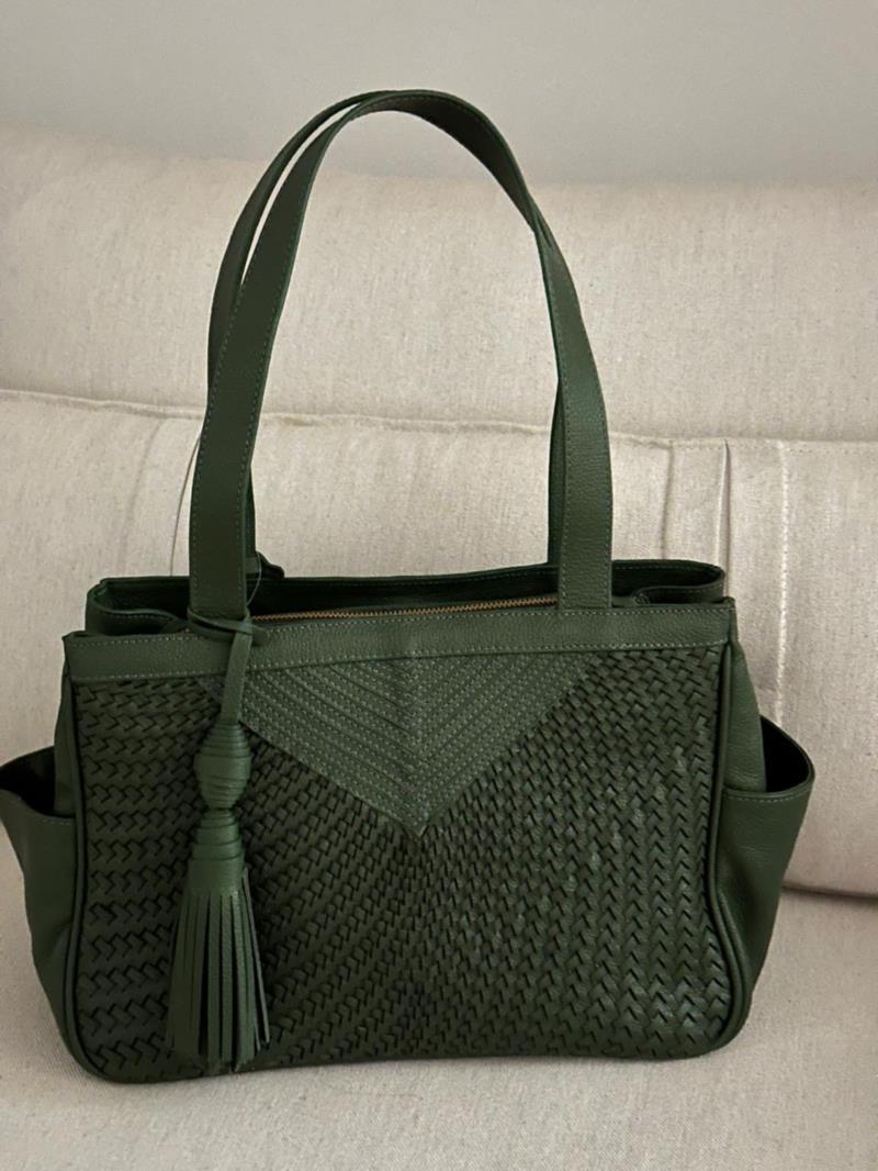 Bolsa tresse couro legítimo 