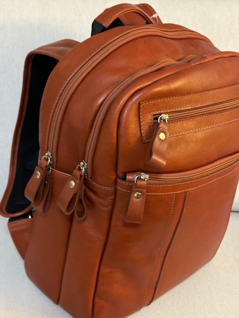 Mochila de couro 
