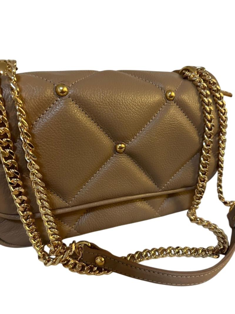 Bolsa couro legítimo pontos 
