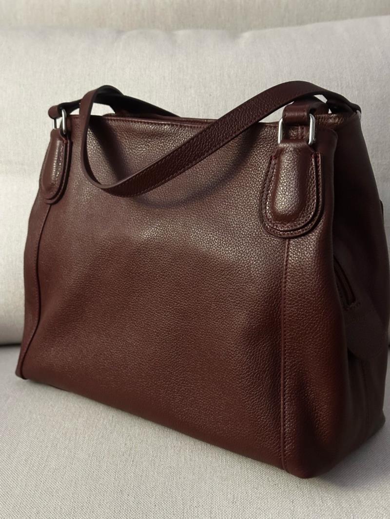 Bolsa de couro legítimo 