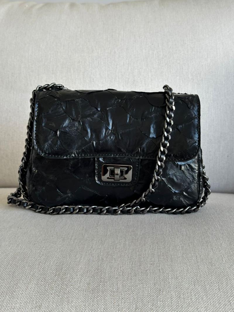 Bolsa couro pirarucu