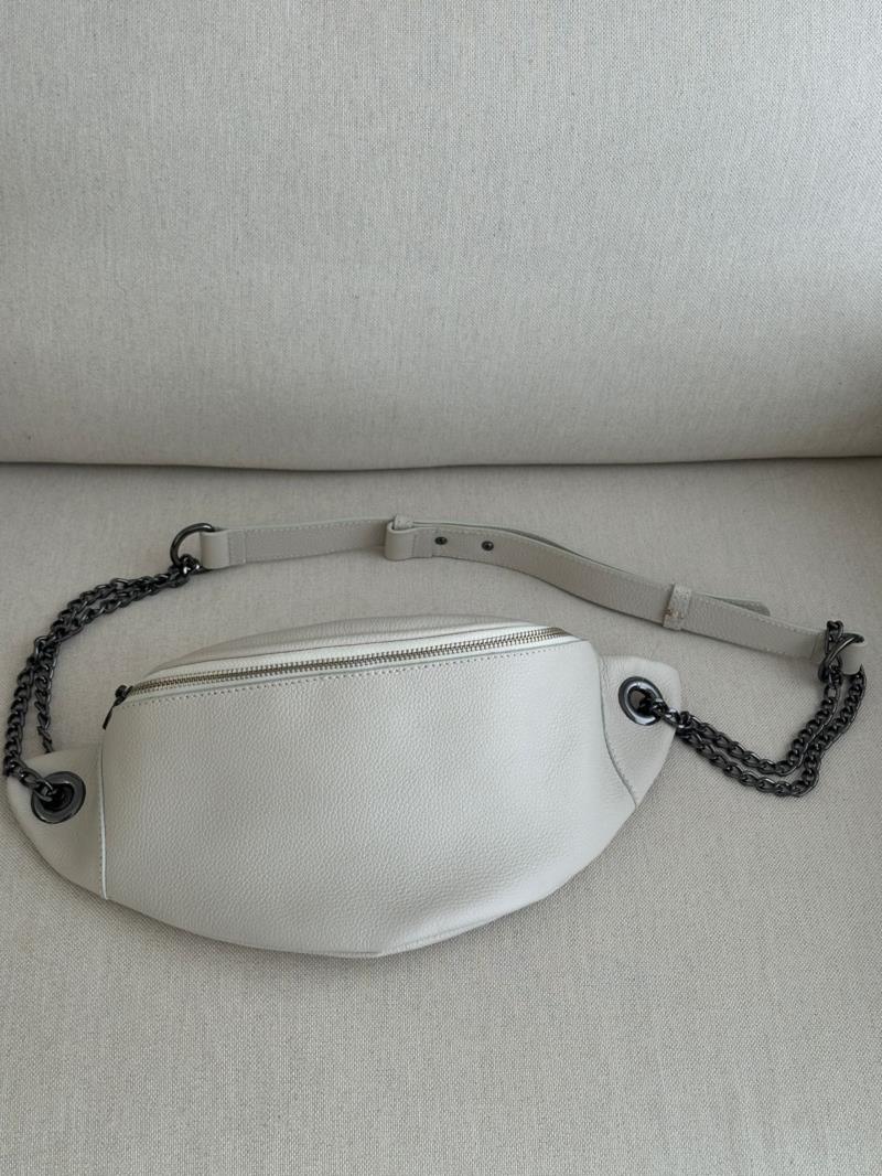 Bolsa pochete couro 